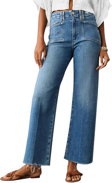 Pilcro Jeans for Women Wide Leg Baggy