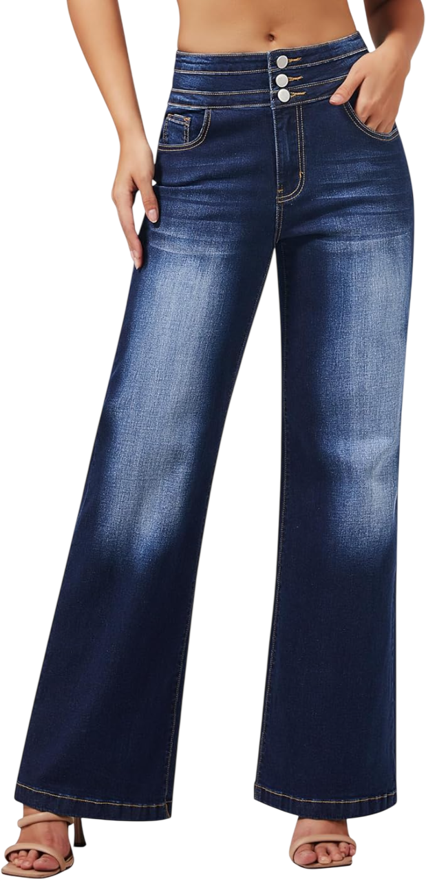 Women's Wide Leg High Waisted Jeans by Pilcro