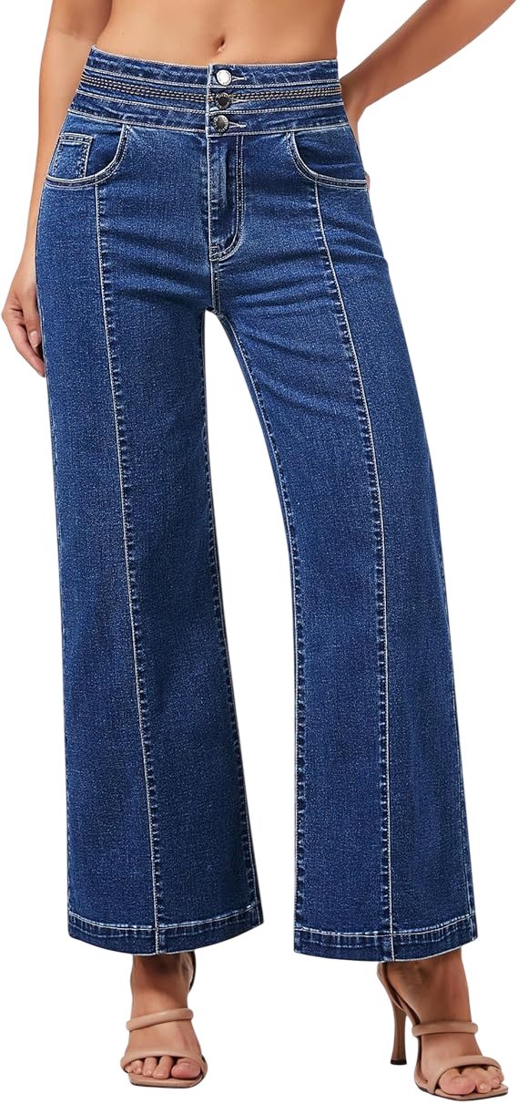 Women's Wide Leg Petite Jeans